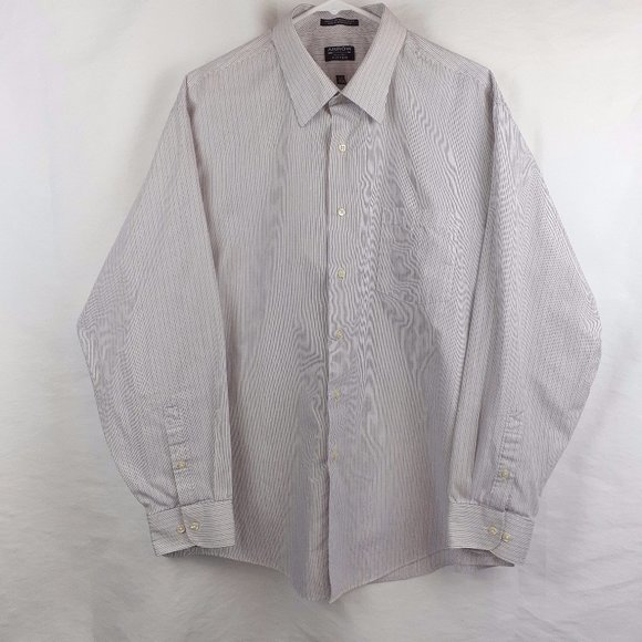 Arrow Mens Dress Shirt Lot of 2 Size XXL Neck 18-18 1/2 - Picture 7 of 9